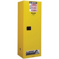 Justrite® Brandschutzschrank Slimline Sure-Grip® FM, HxBxT 1.650 x 590 x 460 mm, 3 Fachböden, manuell schließend von Justrite®