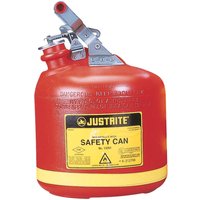 Justrite® HDPE-Sicherheitsbehälter Typ I, rot, 9,5 Liter von Justrite®