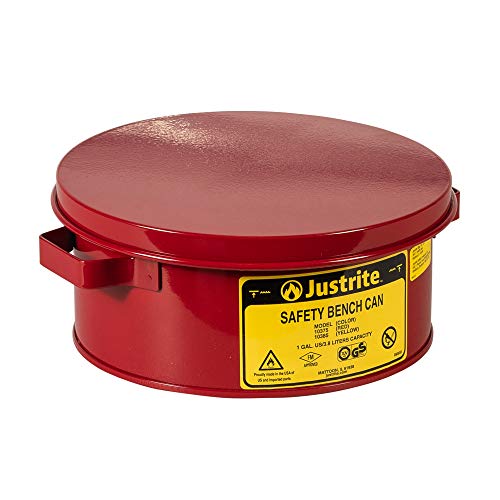 Sicherheitsbank Dose in Stahl mit Dasher 191mm, 4 L, Rot von Justrite