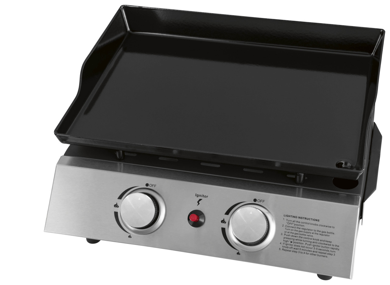 Justus BBQ-Gas-Plancha Grilleau 2 mit Grillwanne von Justus