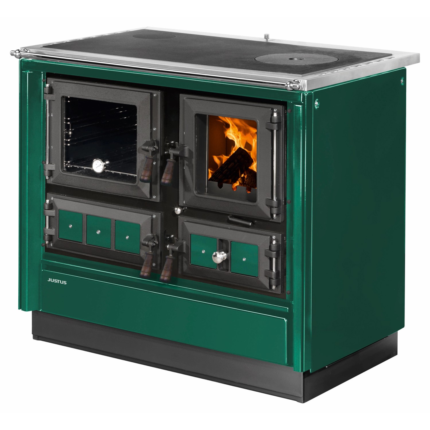 Justus Küchenofen Rustico 90 2.0 Stahl Grün 7 kW Justus Küchenofen Rustico 90 2.0 Stahl Grün 7 kW von Justus
