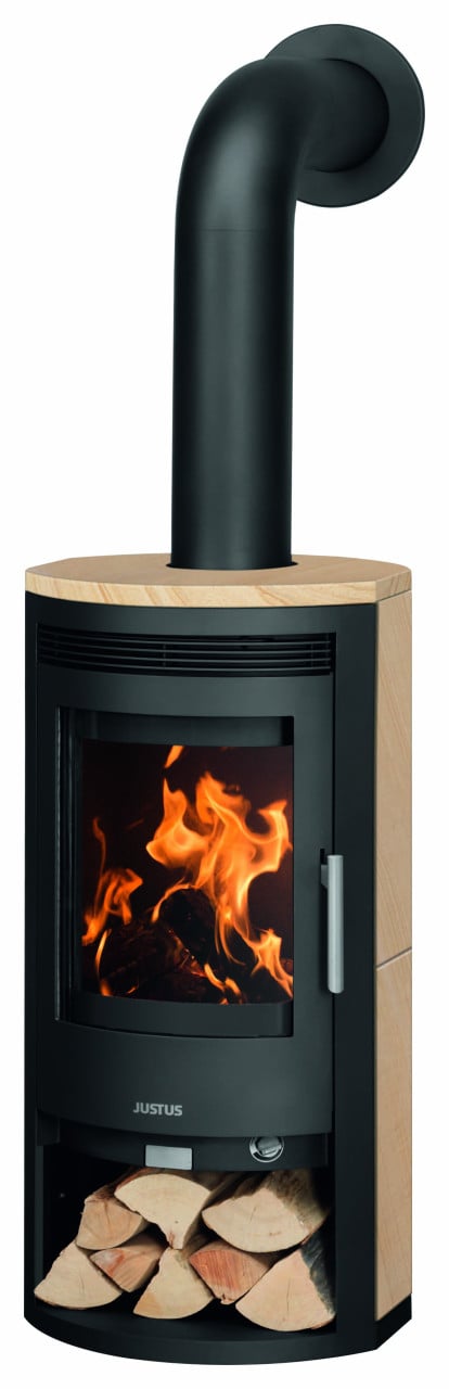 Justus Kaminofen Baltrum D 2.0 Sandstein Stahl schwarz 5,5 kW Justus Kaminofen Baltrum D 2.0 Sandstein Stahl schwarz 5,5 kW von Justus