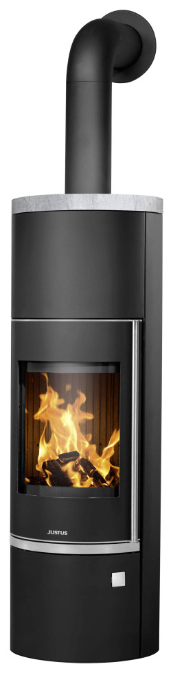 Justus Kaminofen Faro Aqua 2.0 Stahl schwarz mit Abdeckplatte Speckstein 8,5 kW Justus Kaminofen Faro Aqua 2.0 Stahl schwarz mit Abdeckplatte Speckstein 8,5 kW von Justus