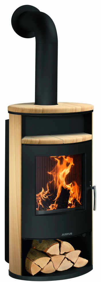 Justus Kaminofen Island Aqua II Sandstein Stahl schwarz 10 kW Justus Kaminofen Island Aqua II Sandstein Stahl schwarz 10 kW von Justus