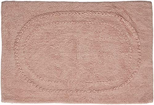 Jute & Co. Bad Madrid Teppich, Farbe, 100% Baumwolle, Light pink, One Size von Jute