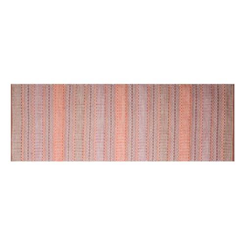 Jute & Co. Teppiche Sorrento Teppich, Dim. 55 x 220 cm., 100% Baumwolle, beige, Mehrfarbig, one Size von Jute