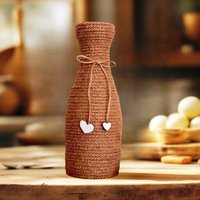 Rustikale Jute-Seilvase Shabby Chic-Hochzeitsdekor von JuteExtravaganza