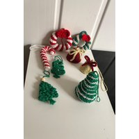 Hübsche Weihnachtsanhänger, Gehäkelt, Reine Handarbeit, Verschiedene Motive von JuttasBoutique