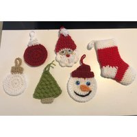 Lustiger Weihnachtsschmuck, Verschiedene Motive, Gemischt Oder Im 5Er Set Bestellbar, Originelle Weihnachtsanhänger von JuttasBoutique