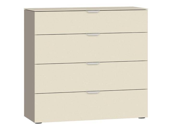 Jutzler KOMMODE, Creme, Hellbraun, Metall, 4 Schubladen, 90x87x43 cm, Typenauswahl, Beimöbel erhältlich, in verschiedenen Holzarten Größen Holzdekoren von Jutzler
