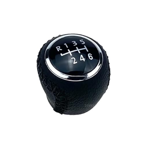 Juvra Auto-Schaltknauf 5/6 für Speed ​​Auto Gangschalthebel Kompatibel für mit für Grande für Punto 2006-2012 für Linea 2007-2015 Griff Gangschaltknauf Stick Kopf(6 Speed) von Juvra