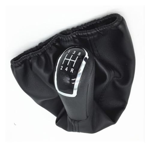 Juvra Auto-Schaltknauf 5 gang 6 Für Geschwindigkeit Auto Shift Schaltknauf Für Mercedes Für Benz CClass W202 W208 EClass W210 W203 S203 w245 W169 20042012 W168 19972004(12345R leather) von Juvra