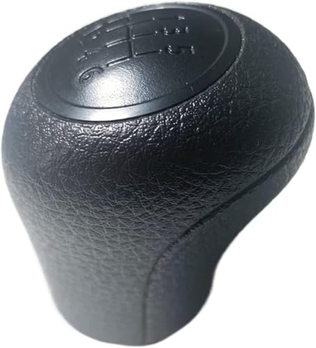 Juvra Auto-Schaltknauf 6-Gang-Schaltgetriebe Leder Auto Schaltknauf Hebel Boot Cover für Mercedes für Benz W639 für VITO 2003 2004 2005 2006-2010(Leather Knob 6 Speed) von Juvra