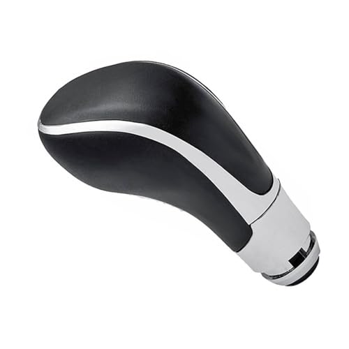 Juvra Auto-Schaltknauf Auto Schaltknauf PU für Opel Insignia/Buick Regal Innenteile Braun/Schwarz(Schwarz) von Juvra