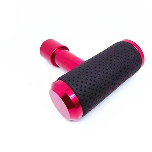 Juvra Auto-Schaltknauf Flugzeug T-Form Universal Auto Schaltknauf Lange Aluminium Manuelle Automatische Gangschaltung GearShifter Stick Hebel Stift AT MT(Rot) von Juvra