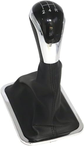 Juvra Auto-Schaltknauf Für Geely Für Emgrand 7 EC7 EC715 EC718 E7 5-Gang-Schalthebel Schaltknauf Getriebe Schaltknaufmanschette Getriebegriff Schalthebelknopf Autoteile von Juvra