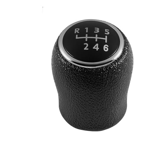 Juvra Auto-Schaltknauf Schaltknauf Gamasche Boot Abdeckung Für Transporter Für Caravelle T6 T7 2016 2017 2018 2019 2020 Ersatz Zubehör(6 Speed Knob Black) von Juvra