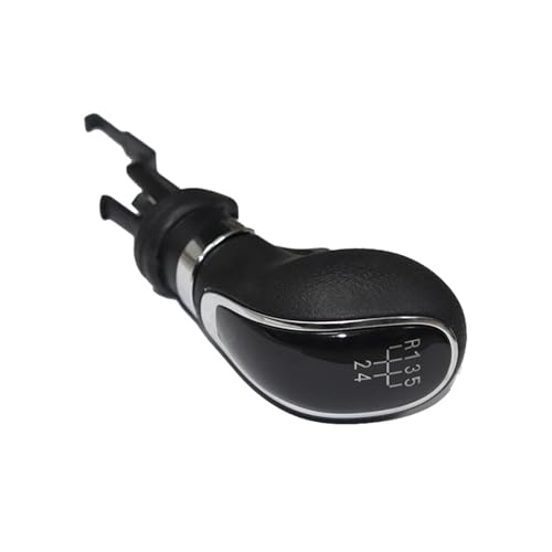 Juvra Auto-Schaltknauf Schaltknauf Kofferraumhebelschalter Leder für Opel für Insignia für Regal 20092015(5 speed knob) von Juvra