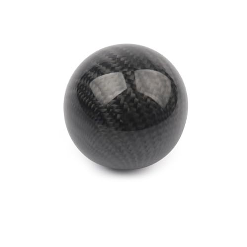 Juvra Auto-Schaltknauf Universal Auto Schaltknauf Schalthebel Runde Kugelform Acryl(Schwarz) von Juvra