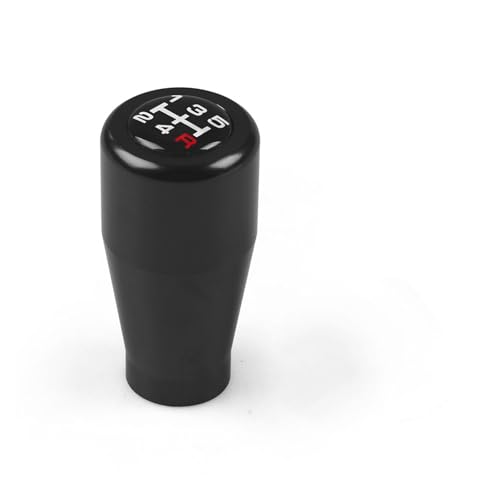 Juvra Auto-Schaltknauf Universal für Classic Style 5 für Speed ​​Auto-Schaltknauf, manueller automatischer Schaltknauf, Racing-Schalthebel(Schwarz) von Juvra