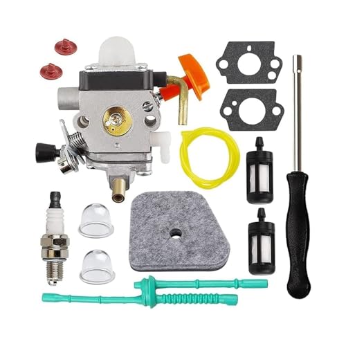 Rasenmäher-Vergaser Für STIHL FS90 FS110 HT101 FS130 = FS100 KM110R KM130 HL100 HT100 FS130R FS87 FS100R HL90 Carb Trimmer Vergaser Kit von Juvra