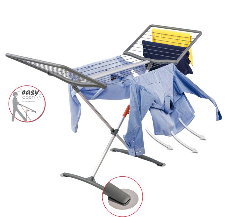 JUWEL Premium Standtrockner FASHIONDRY plus obsidian grey von Juwel
