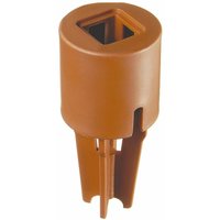 Juwel Garten Baustein Abschluss-Stopfen 2 St terracotta Beeteinfassung Hochbeet von Juwel