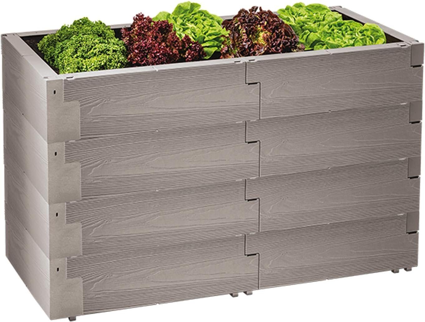 Juwel Hochbeet Timber Ergoline 4er-Set 100% recyclebar, Gartenbeet von Juwel