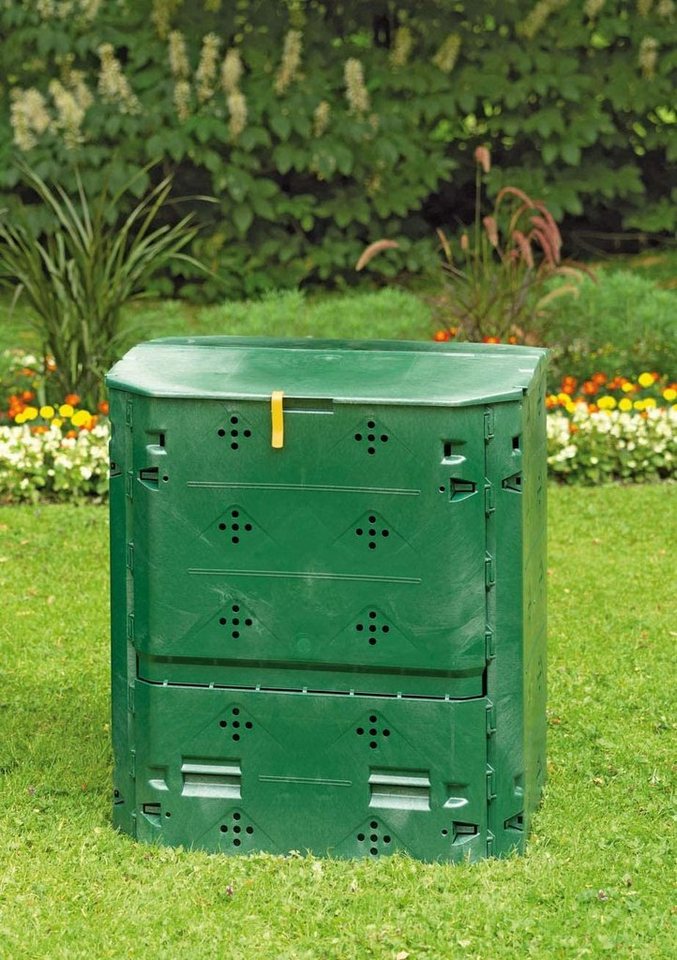 Juwel Komposter Juwel Kompostbehälter Komposter mit Deckel BIO 400, 74x74x84 cm, f. von Juwel