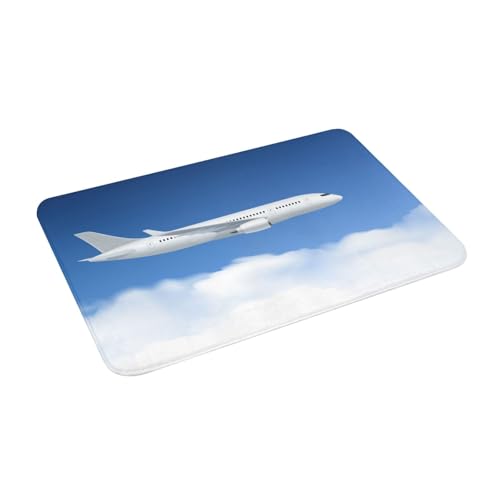 Badematte Flugzeug Luft Weich Badteppich Badezimmerteppich Duschvorleger für Badezimmer Deko,40 x 60 cm Badematte Flugzeug Luft Weich Badteppich Badezimmerteppich Duschvorleger für Badezimmer Deko,40 x 60 cm von Juxweku