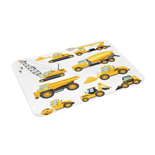 Juxweku Badematte Baufahrzeuge Kran Bulldozer Weich Badteppich Badezimmerteppich Duschvorleger für Badezimmer Deko,40 x 60 cm Juxweku Badematte Baufahrzeuge Kran Bulldozer Weich Badteppich Badezimmerteppich Duschvorleger für Badezimmer Deko,40 x 60 cm von Juxweku