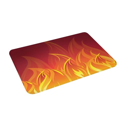 Juxweku Badematte Feuer Weich Badteppich Badezimmerteppich Duschvorleger für Badezimmer Deko,40 x 60 cm Juxweku Badematte Feuer Weich Badteppich Badezimmerteppich Duschvorleger für Badezimmer Deko,40 x 60 cm von Juxweku