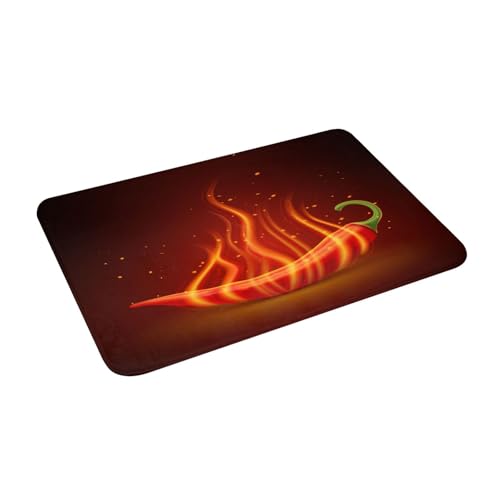 Juxweku Badematte Rote Paprika Weich Badteppich Badezimmerteppich Duschvorleger für Badezimmer Deko,40 x 60 cm Juxweku Badematte Rote Paprika Weich Badteppich Badezimmerteppich Duschvorleger für Badezimmer Deko,40 x 60 cm von Juxweku