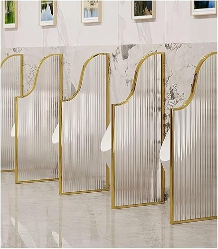 JvFbjLF 1 Stück Urinaltrennwand, halbtransparente Urinalblende aus gehärtetem for Badezimmer(Gold) von JvFbjLF