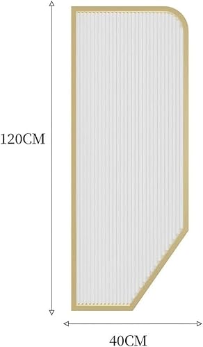 JvFbjLF 1 Stück mit Urinal-Bildschirm aus gehärtetem, Badezimmer-Trennwand, wasserdichte Trennwand for Herrenurinal(Gold-b) von JvFbjLF