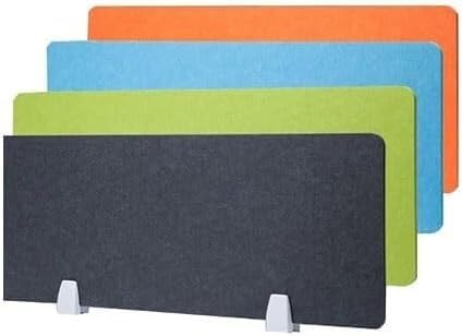 JvFbjLF 2 Bürotische mit Sichtschutzwänden zur Reduzierung von Lärm und visuellen Störungen(Gray-a,30X80CM) von JvFbjLF