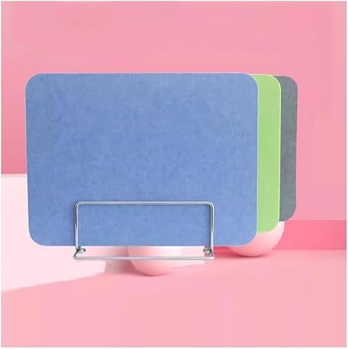 JvFbjLF Desktop-Sichtschutzteiler, unabhängiges Desktop-Panel for Schülertests und einfachen Datenschutz(Blu,60x30cm) von JvFbjLF