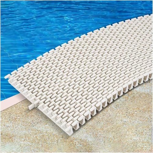 JvFbjLF Langlebiges PP-Kanalgitter, Schwimmbad-Entwässerungs-Überlaufgitter, Kanalisationskanal-Auslass-Entwässerungsgitter-Abdeckung(Width30cm-10PCS) von JvFbjLF