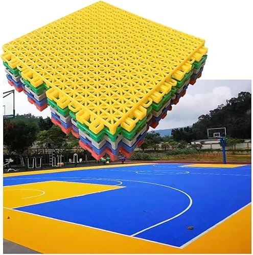 JvFbjLF Modulare wasserdichte Sportmatte mit ineinandergreifenden Fliesen für Schulen, Kindergärten und Freizeitparks (BLU) von JvFbjLF