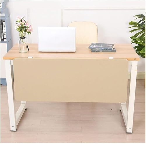 JvFbjLF Schreibtisch-Sichtschutzteiler, Schülerschreibtisch-Sichtschutzplatte, Sichtschutzabdeckung und Büroteiler(Beige,120X40cm) von JvFbjLF
