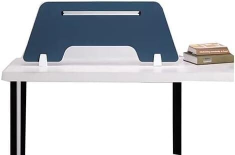 JvFbjLF Schreibtisch-Sichtschutzteiler mit Stützfüßen(Blue-a,30X80X0.5CM) von JvFbjLF