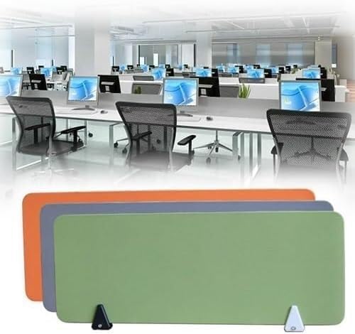 JvFbjLF Sichtschutz for Büroschreibtische, Trennwand for Büroschreibtische, Isolations- und Epidemiepräventionstafel(Blu,100X30X1.6cm) von JvFbjLF