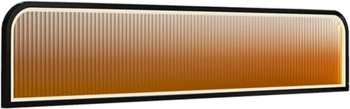 JvFbjLF Trennwände for Essbereiche Farbverlauf Gestreiftes Glas Restaurant Dekorative Trennwände Arbeitsplatten-Schreibtischteiler(Black,19.6x31.4in) von JvFbjLF