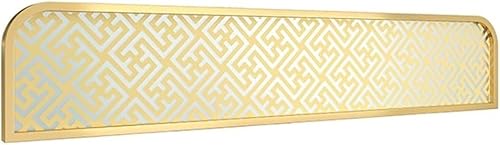 JvFbjLF Trennwände for Essbereiche Restaurant Dekorative Trennwand Aushöhlt Dekorative Trennwand Tischtrennwand(Gold-a,9.8x59in) von JvFbjLF