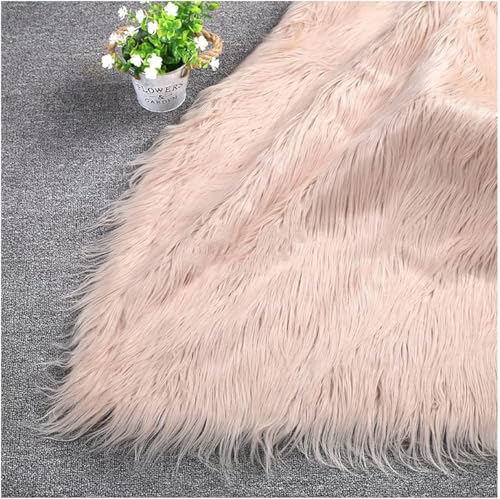 Plüsch Kunstfell Stoff Weicher Plüsch 180x50cm for Kleidung, Kunstwerke, Basteln Kissenbezug, Dekoration, Cosplay(1 UK) von JvFbjLF