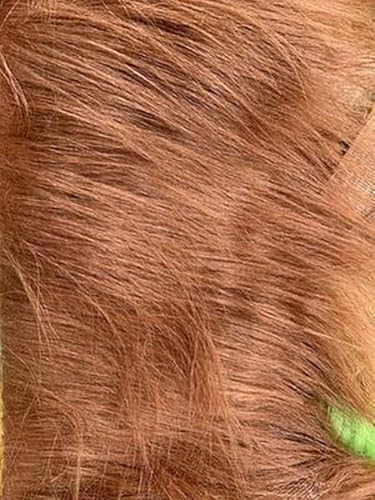 Reiner Kunstpelzstoff 180x100cm for DIY Basteln Langflor 90mm, Plüschfellstoff for DIY Kleidung Dekoration Kamera Boden Cosplay(Coffee) von JvFbjLF