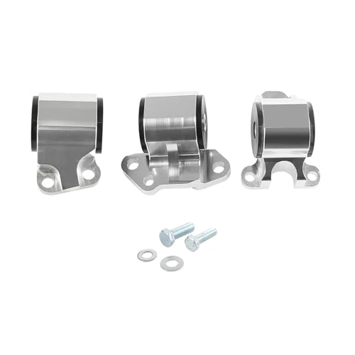 Motorhalterungen Für Civic EG D15 D16 B16 B17 B18 Retrofit Motor Halterung 2 Loch Bolzen Motor Swap Halterung Kit Motorhalterung(Silber) von Jvdoipgd