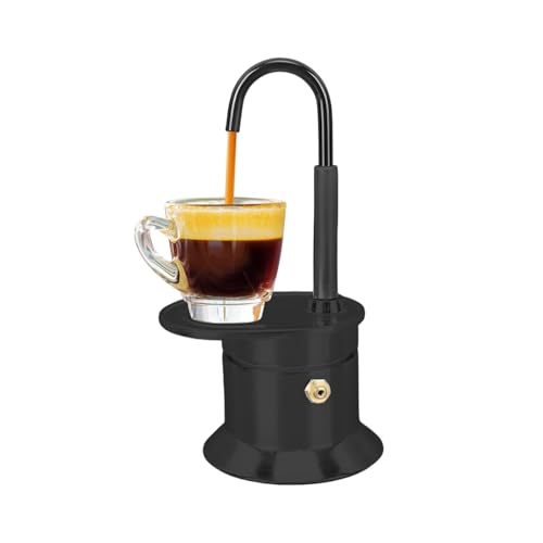 Jvjggag Coffee Brewer - Cafe Maker für zu Hause | Aluminiumröhre mit Lebensmittelkessel, reisefreundliches Camping-Kaffeekanne, leichte Rucksackkochgeschirr, Küche, Garten, Herdheizung von Jvjggag