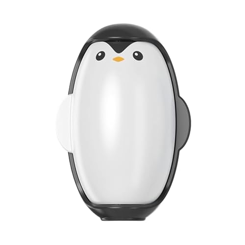 Jvjggag Fusselroller in Reisegröße für Kleidung, Fusselrollerball in Pinguinform | Extra klebriges Tierhaarentfernungswerkzeug in Pinguinform,Tragbarer Fusselballentferner, waschbares Klebegel für von Jvjggag