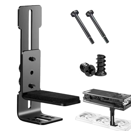 Jvjggag GPU-Ständer, Grafikkarten-Unterstützung, Verstellbare GPU-Unterstützung, Vertikale GPU-Halterung Für Desktop-Computer, Anti-Durchbiegungs- Und Verformungs-GPU-Ständer Aus Edelstahl, Feste von Jvjggag